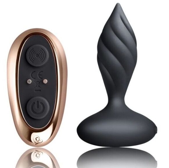 ROCKS-OFF - ESTIMULADOR ANAL DESIRE - PRETO - Sexshoptuga  Sexshoptuga 