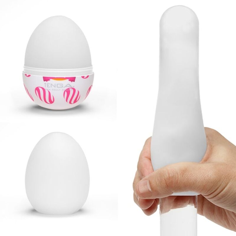 TENGA - MASTURBADOR DE OVO CURL - Sexshoptuga 