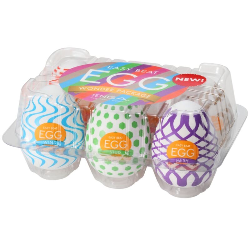 TENGA - WONDER EGG MASTURBADORE PACK 6 UNIDADES - Sexshoptuga 