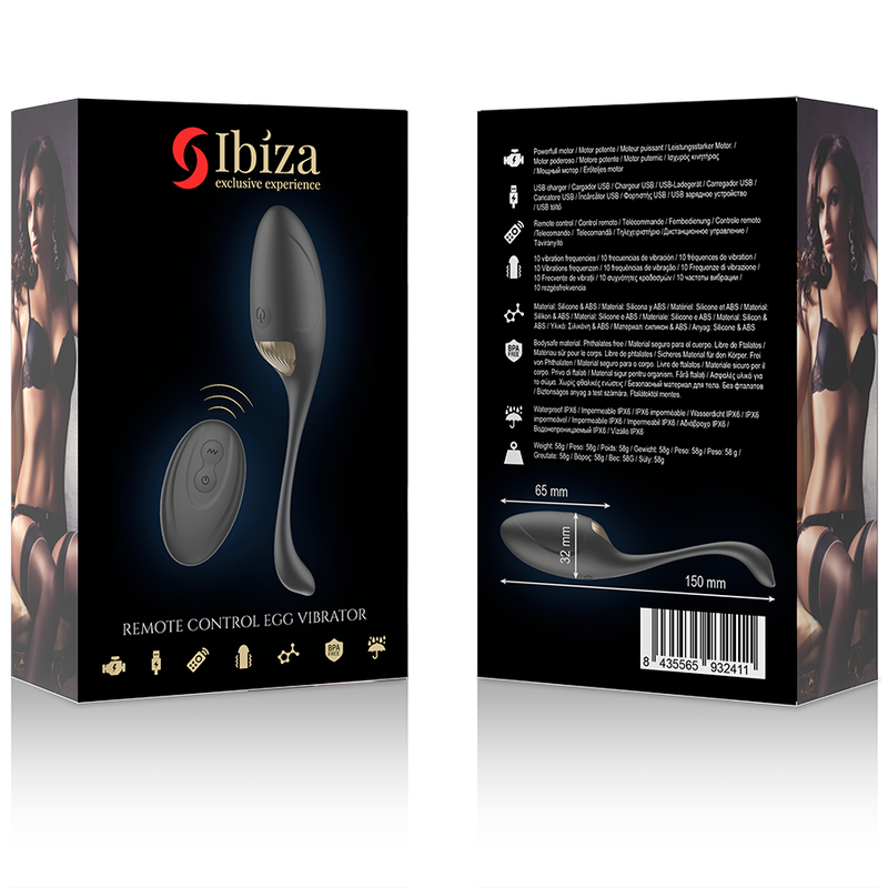 IBIZA - CONTROLE REMOTO DO VIBRADOR DE OVO PODEROSO - Sexshoptuga  Sexshoptuga 