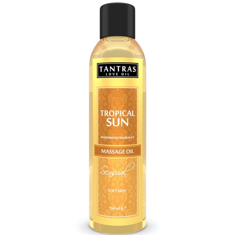 INTIMATELINE - TANTRAS LOVE OIL ÓLEO DE MASSAGEM SOLAR TROPICAL 150 ML - Sexshoptuga  Sexshoptuga 