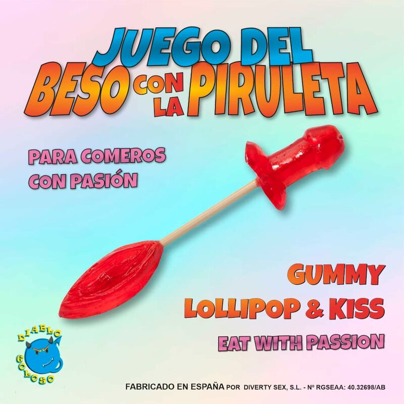 DIABLO PICANTE - JOGO DE PÊNIS E LÁBIOS GUMMY - Sexshoptuga  Sexshoptuga 