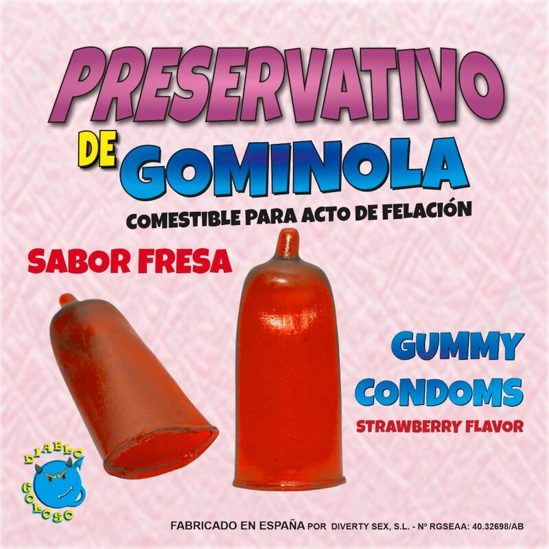 DIABLO PICANTE - CONSERVANTE DE GOMA DE MORANGO - Sexshoptuga  Sexshoptuga 