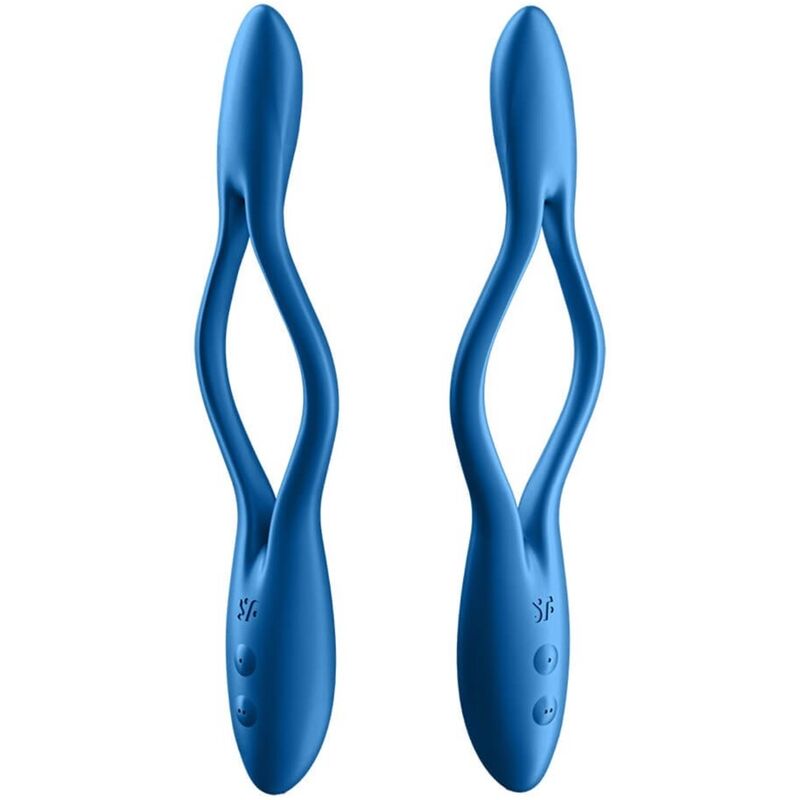 SATISFYER - MULTI VIBRADOR ELASTIC GAME AZUL - Sexshoptuga  Sexshoptuga 