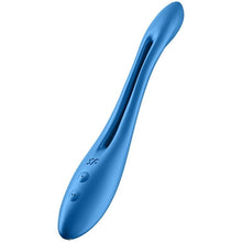 SATISFYER - MULTI VIBRADOR ELASTIC GAME AZUL - Sexshoptuga 