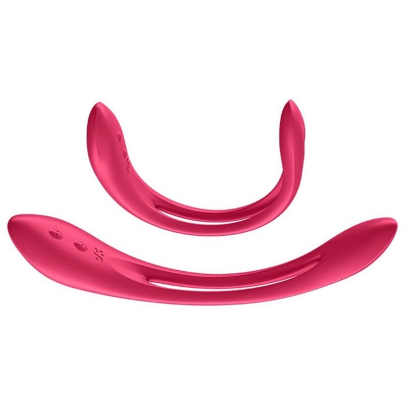 SATISFYER - MULTI VIBRADOR ELASTIC JOY VERMELHO - Sexshoptuga  Sexshoptuga 