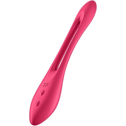 SATISFYER - MULTI VIBRADOR ELASTIC JOY VERMELHO - Sexshoptuga 