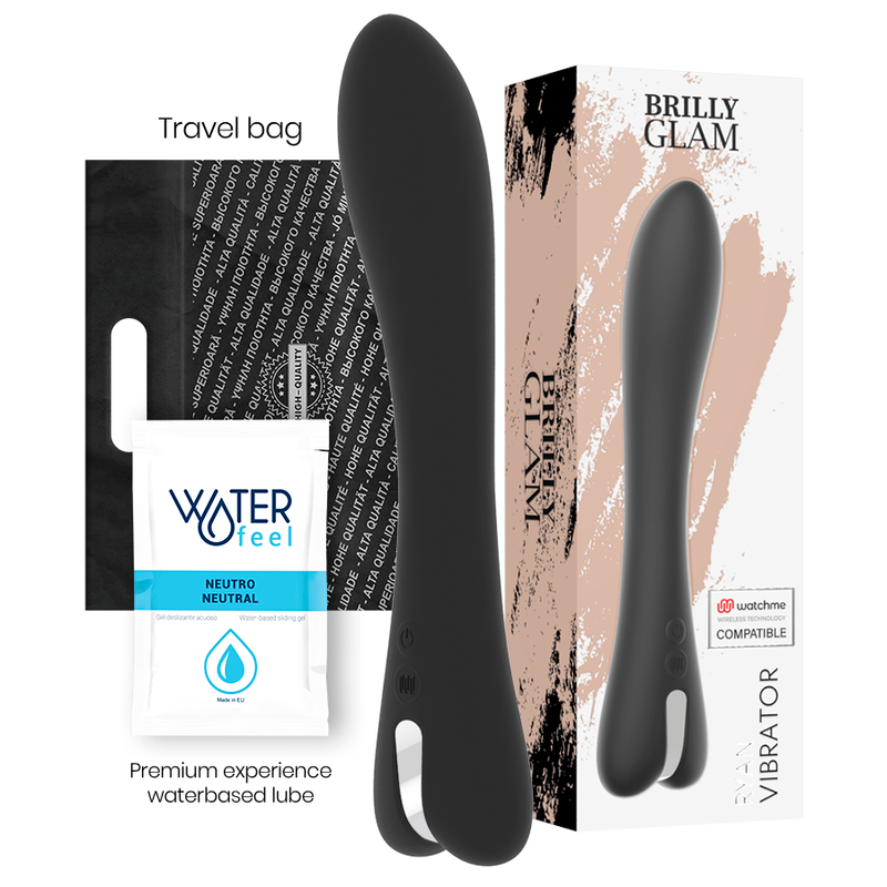 BRILLY GLAM - RYAN VIBRADOR WATCHME WIRELESS TECNOLOGIA COMPATÍVEL - Sexshoptuga 