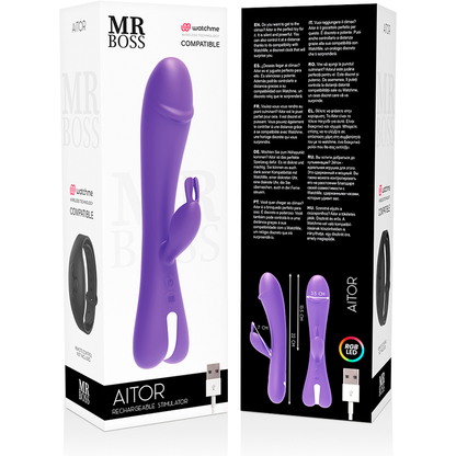 MR BOSS - AITOR COELHO COMPATÍVEL COM A TECNOLOGIA WATCHME WIRELESS - Sexshoptuga 