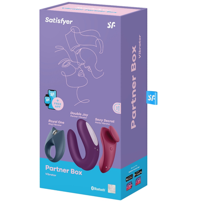 SATISFYER - PARCEIRO BOX 3 - Sexshoptuga 