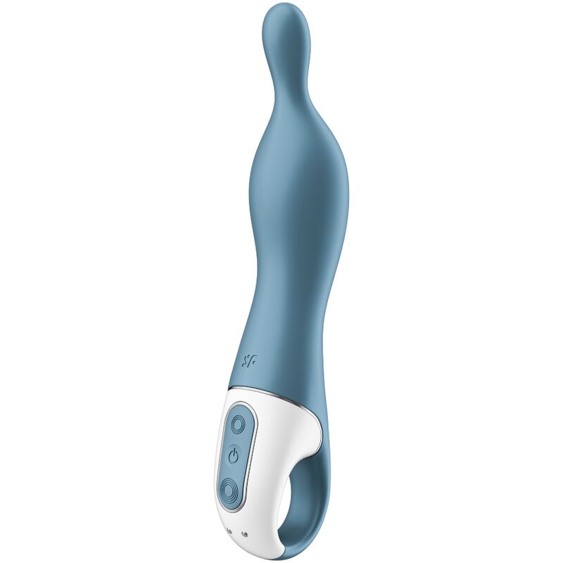 SATISFYER - VIBRADOR AMAZING 1 ASPOT AZUL - Sexshoptuga 