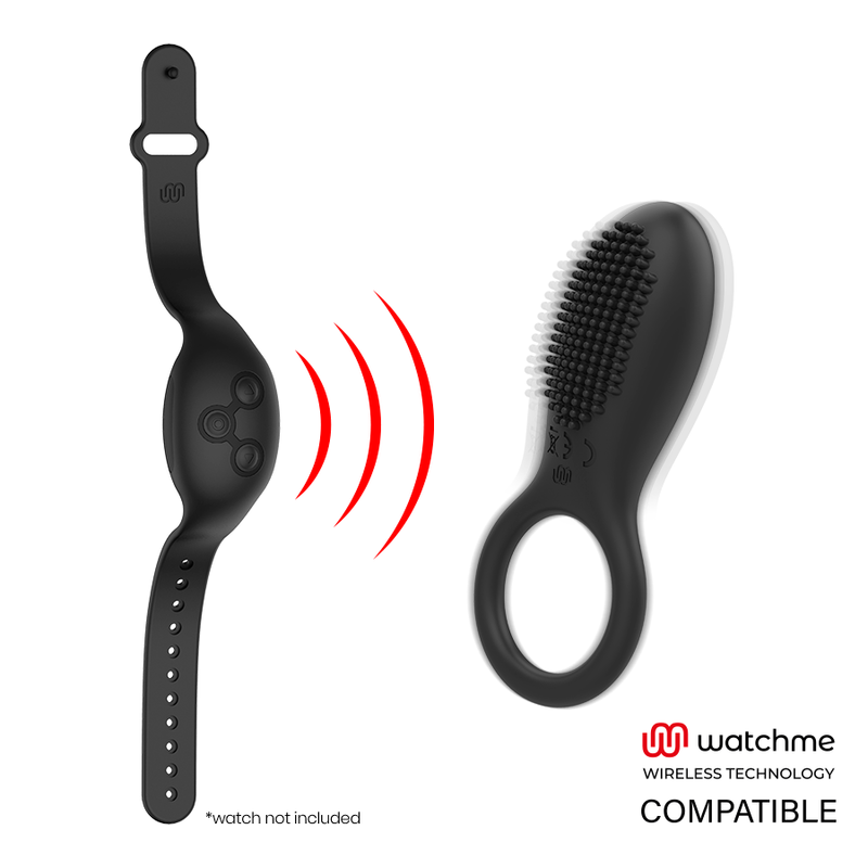 MR BOSS - ANEL ESTIMULADOR TINO COMPATÍVEL COM A TECNOLOGIA WATCHME WIRELESS - Sexshoptuga 