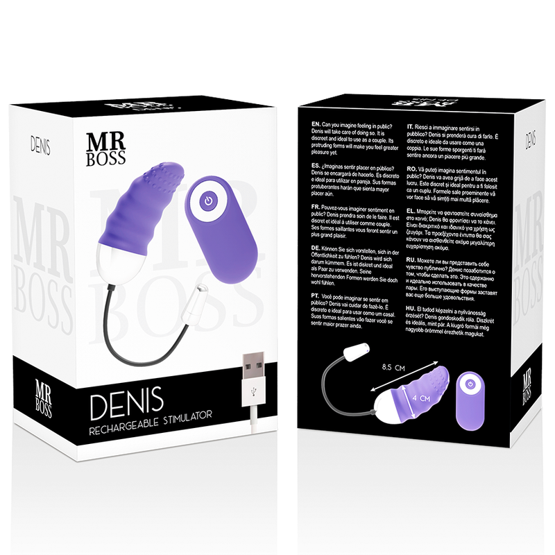 MR BOSS - DENIS EGG CONTROLE REMOTO - Sexshoptuga 