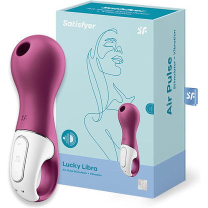 SATISFYER - ESTIMULADOR E VIBRADOR LUCKY LIBRA - Sexshoptuga 