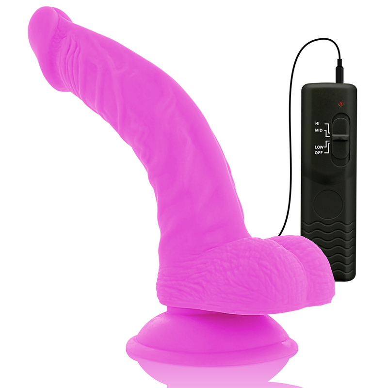 DIVERSIA -VIBRAO FLEXÍVEL DIVERSIA ROXO 21.5 CM -O- 4.5 CM - Sexshoptuga  Sexshoptuga 