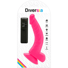 DIVERSIA - VIBRAO FLEXÍVEL DIVERSIA ROSA 21.5 CM -O- 4.5 CM - Sexshoptuga 