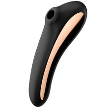 SATISFYER - VIBRADOR DE PULSO DE AR DUAL KISS PRETO - Sexshoptuga 