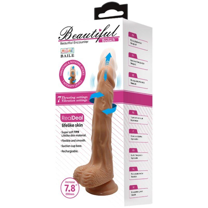 BAILE - PRETTY LOVE ENCONTRO BODACH VIBRAO E ROTAO 20 CM - Sexshoptuga 