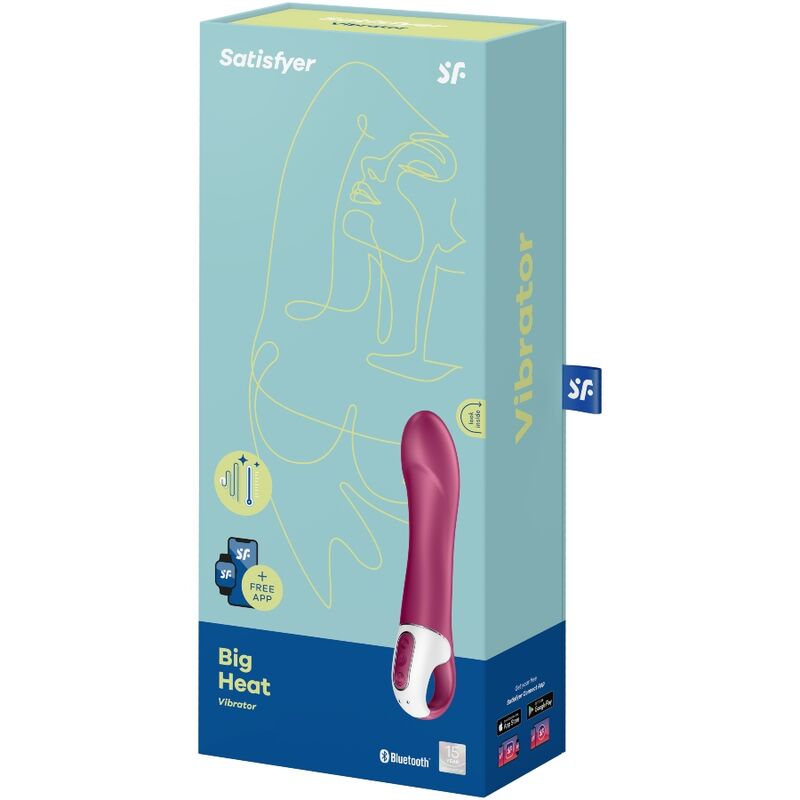 SATISFYER - VIBRADOR GRANDE CALOR GSPOT - Sexshoptuga  Sexshoptuga 