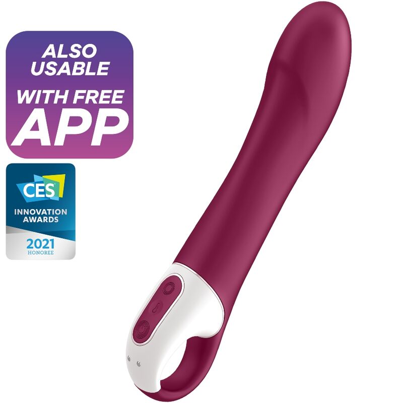 SATISFYER - VIBRADOR GRANDE CALOR GSPOT - Sexshoptuga 