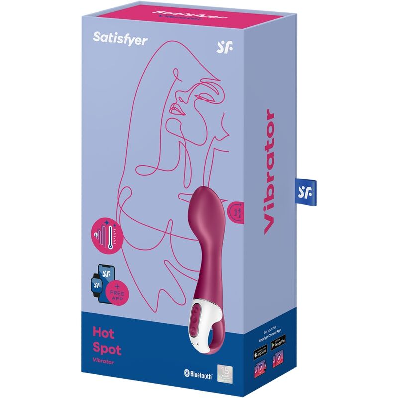 SATISFYER - VIBRADOR HOT SPOT GSPOT - Sexshoptuga  Sexshoptuga 