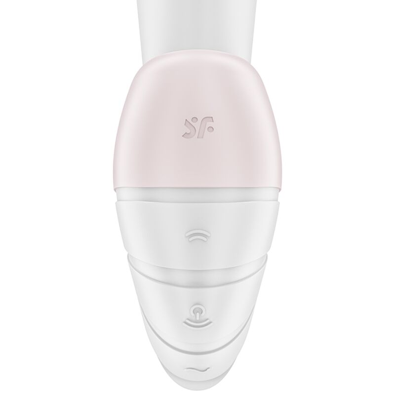 SATISFYER - ESTIMULADOR DE PULSO DE AR SUPERNOVA E VIBRAO BRANCO - Sexshoptuga  Sexshoptuga 