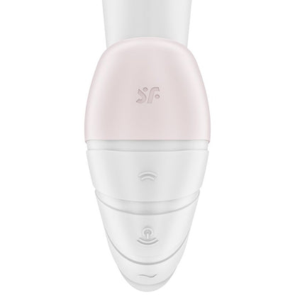 SATISFYER - ESTIMULADOR DE PULSO DE AR SUPERNOVA E VIBRAO BRANCO - Sexshoptuga 