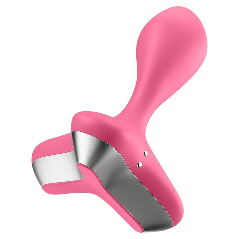 SATISFYER - GAME CHANGER PLUG VIBRADOR ROSA - Sexshoptuga 