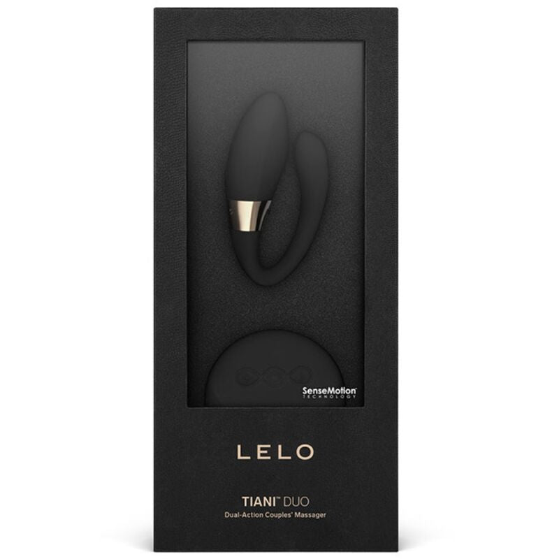 LELO - TIANI DUO MASSAGEADOR DE CASAIS PRETO - Sexshoptuga  Sexshoptuga 