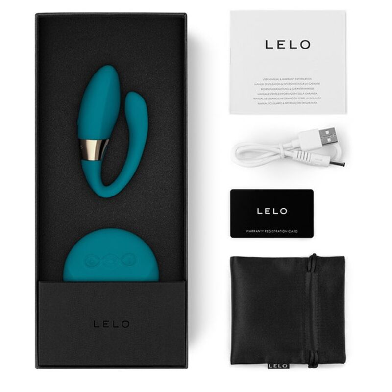 LELO - TIANI DUO MASSAGEADOR DE CASAIS AZUL - Sexshoptuga  Sexshoptuga 