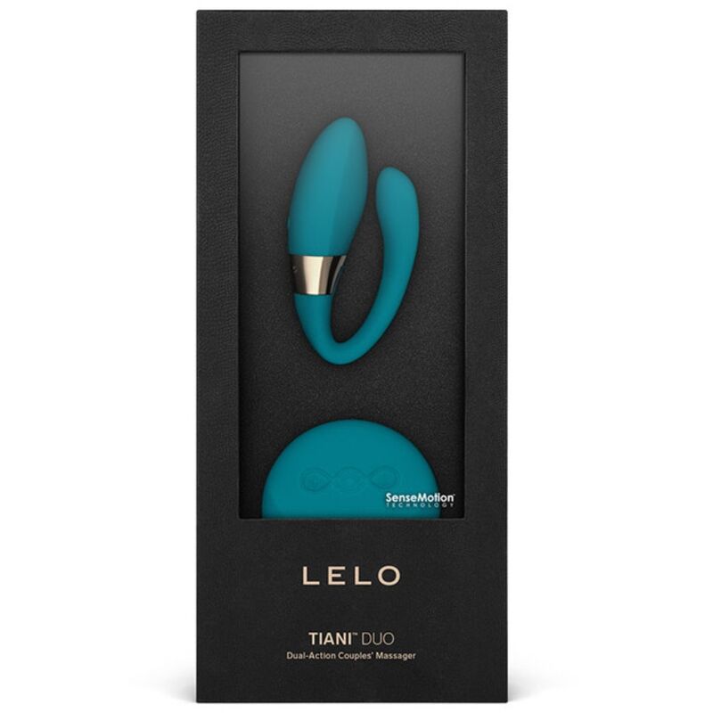 LELO - TIANI DUO MASSAGEADOR DE CASAIS AZUL - Sexshoptuga  Sexshoptuga 