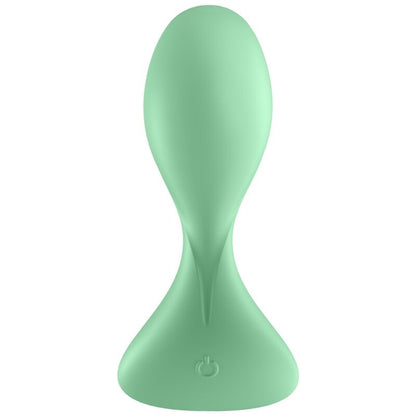 SATISFYER - APLICATIVO DE PLUGUE VIBRATÓRIO TRENDSETTER PRETO - Sexshoptuga 