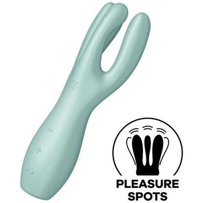 SATISFYER - VIBRADOR THREESOME 3 ROSA - Sexshoptuga 