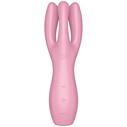 SATISFYER - VIBRADOR THREESOME 3 ROSA - Sexshoptuga 