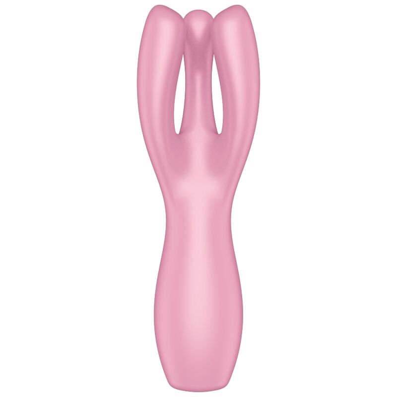 SATISFYER - VIBRADOR THREESOME 3 ROSA - Sexshoptuga  Sexshoptuga 