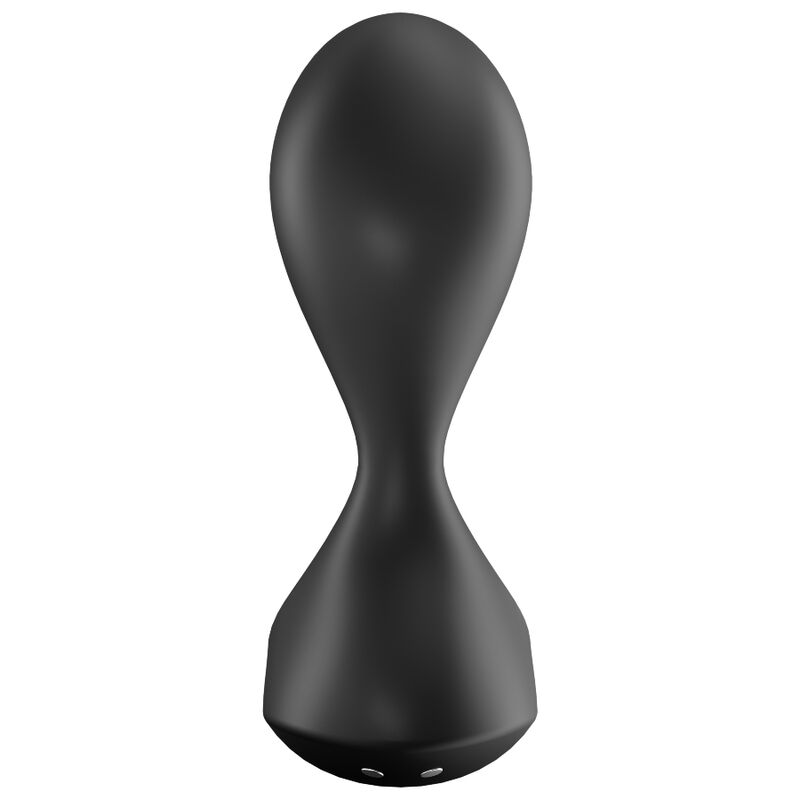 SATISFYER - APLICATIVO DE PLUGUE VIBRATÓRIO SWEET SEAL PRETO - Sexshoptuga  Sexshoptuga 