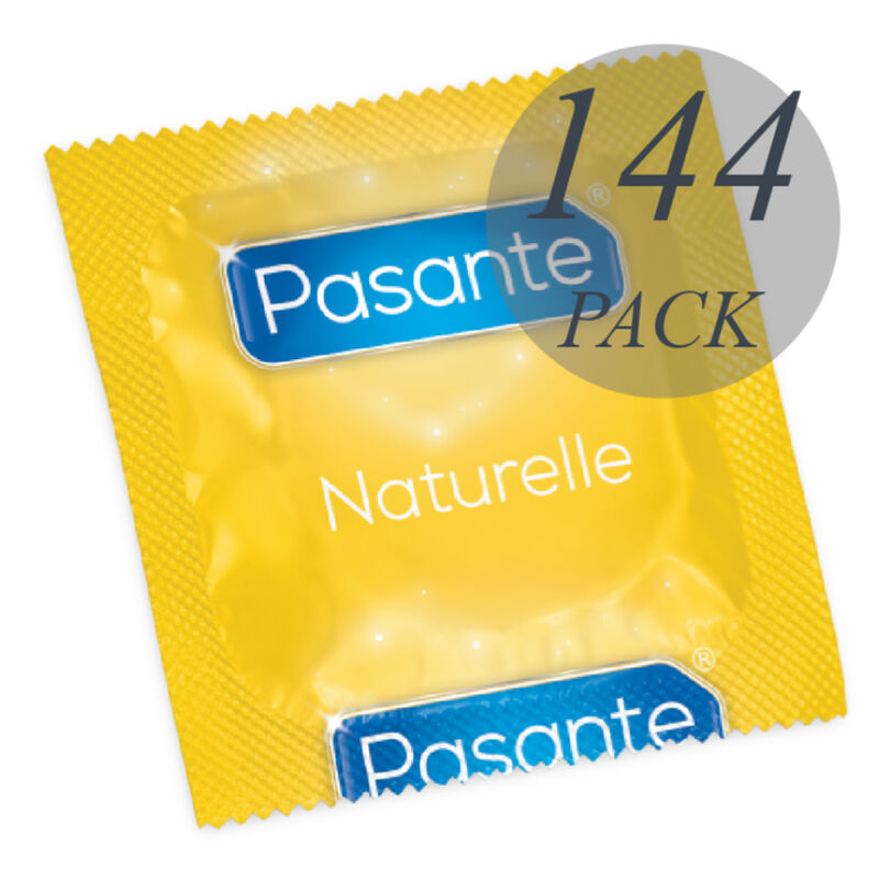 PASANTE - PRESERVATIVOS NATURELLE SACO 144 UNIDADES - Sexshoptuga  Sexshoptuga 