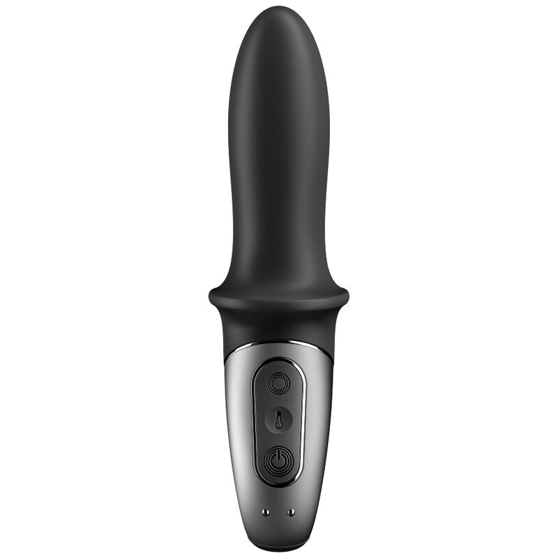 SATISFYER - APLICATIVO VIBRADOR ANAL HOT PASSION PRETO - Sexshoptuga  Sexshoptuga 