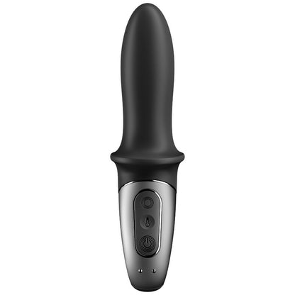 SATISFYER - APLICATIVO VIBRADOR ANAL HOT PASSION PRETO - Sexshoptuga 