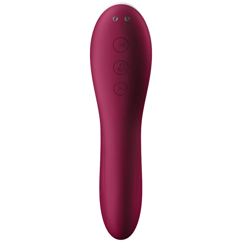 SATISFYER - VIBRADOR DE PULSO DE AR DUAL CRUSH - Sexshoptuga  Sexshoptuga 