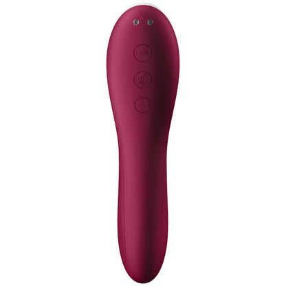 SATISFYER - VIBRADOR DE PULSO DE AR DUAL CRUSH - Sexshoptuga 