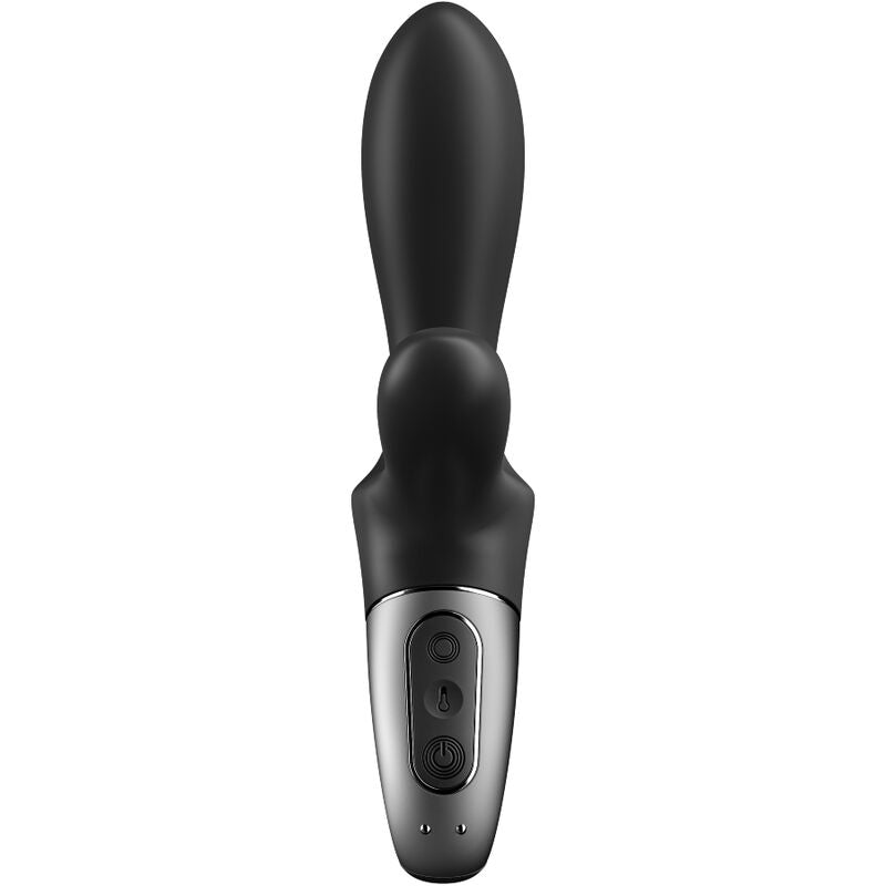 SATISFYER - HEAT CLIMAX+ APP VIBRADOR ANAL PRETO - Sexshoptuga  Sexshoptuga 