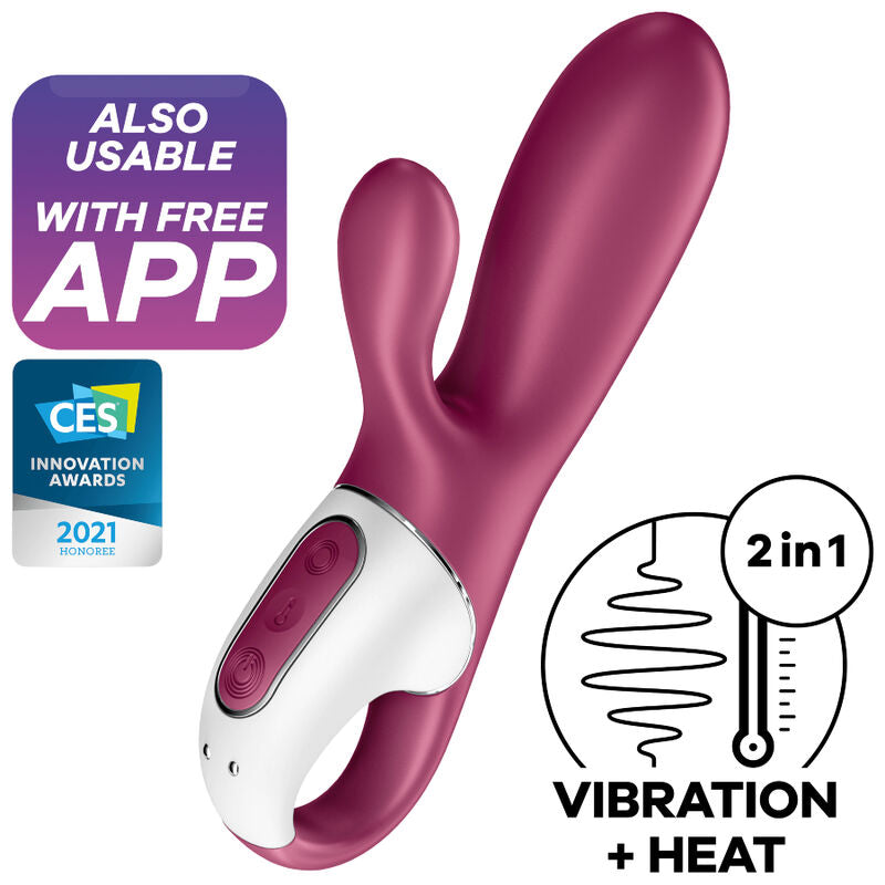 SATISFYER - VIBRADOR HOT BUNNY GSPOT - Sexshoptuga  Sexshoptuga 