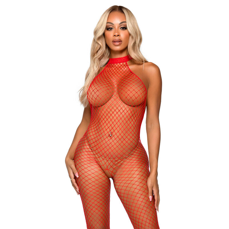 LEG AVENUE - LE FRIVOLE BODYSTOCKING - PESCOO RACER TAMANHO ÚNICO - PRETO - Sexshoptuga 