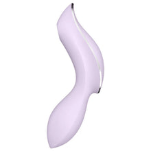 SATISFYER - VIBRADOR DE PULSO DE AR CURVY TRINITY 2 PRETO - Sexshoptuga  Sexshoptuga 