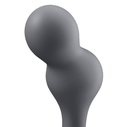 SATISFYER - APLICATIVO DE PLUGUE VIBRATÓRIO DEEP DIVER CINZA - Sexshoptuga 