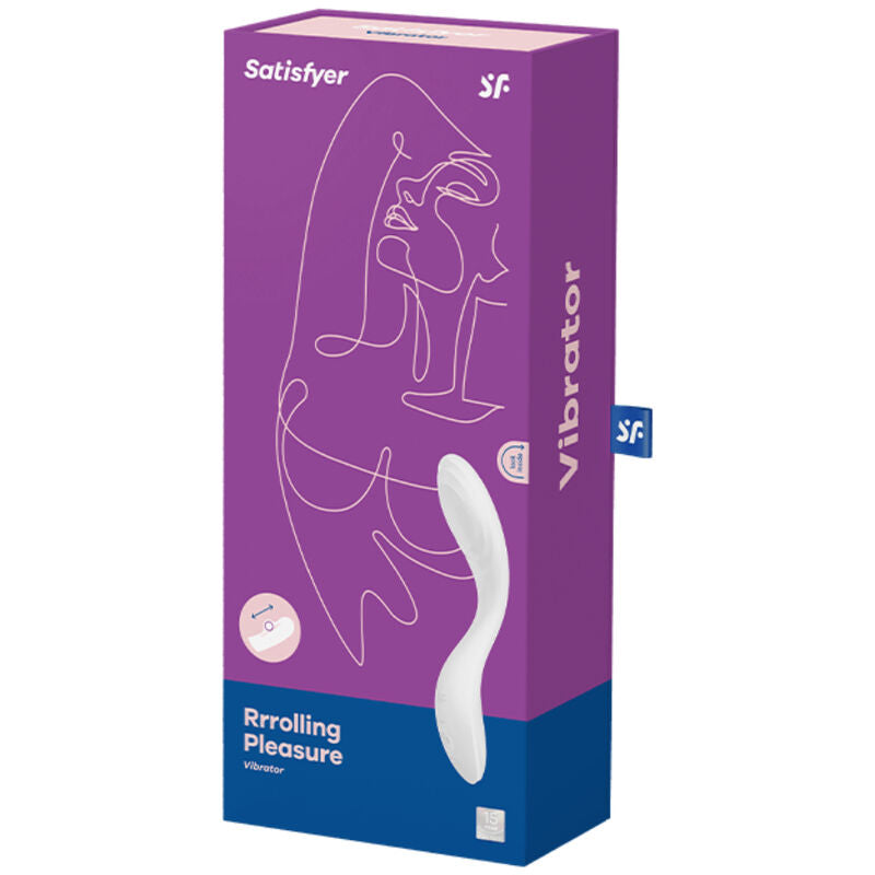 SATISFYER - VIBRADOR RRROLLING PLEASURE GSPOT VERDE - Sexshoptuga  Sexshoptuga 