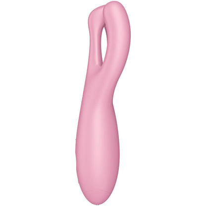 SATISFYER - APP VIBRADOR THREESOME 4 ROSA - Sexshoptuga 