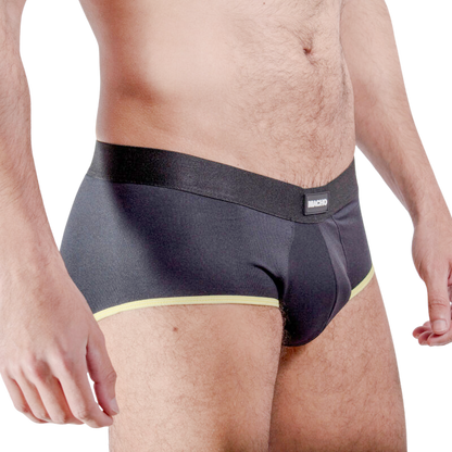 MACHO - MS24A CUECA BRIEF AMARELO ESCURO S - Sexshoptuga 