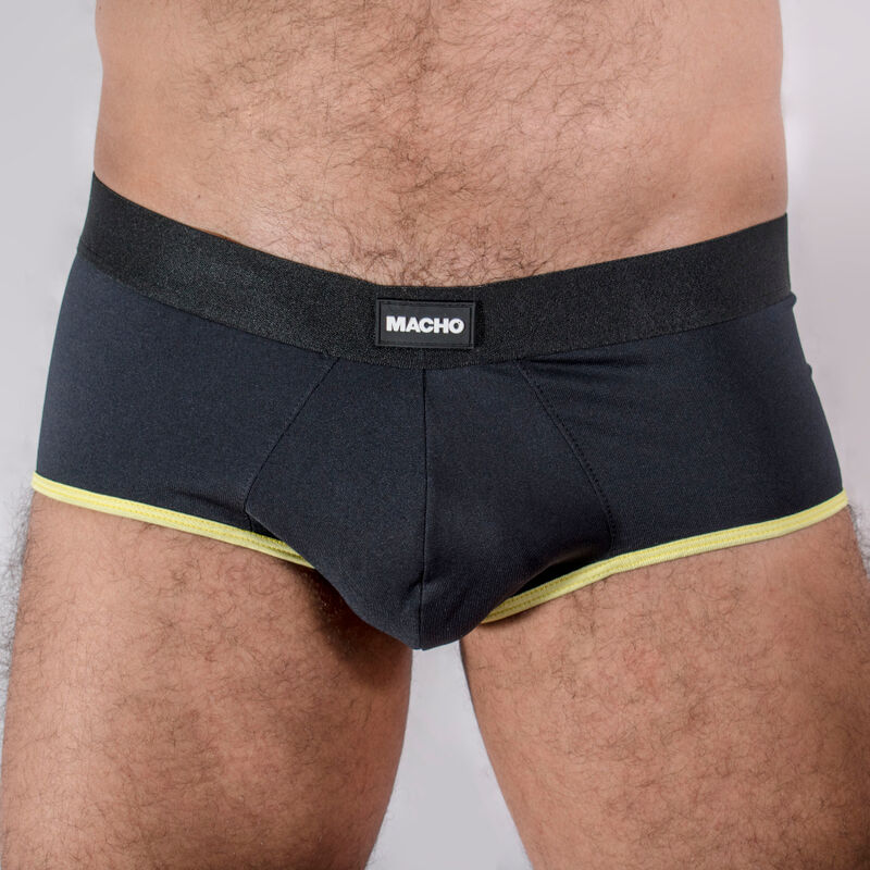 MALE - MS24A DARK YELLOW BRIEF UNDERWEAR S Sexshoptuga 